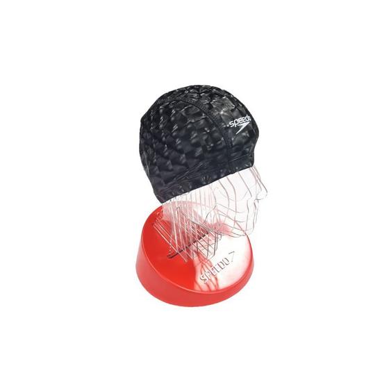 Imagem de Touca de natação Speedo Comfort com textura em 3D Performance Preto