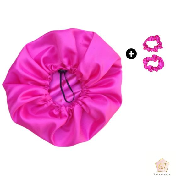 touca~Decetim*Ajustável Anti Frizz Toque De Seda - gj acessorios Imagem de touca~Decetim*Ajustável Anti Frizz Toque De Seda