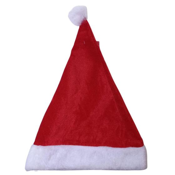 Imagem de Touca Do Papai Noel Gorro De Natal De Veludo