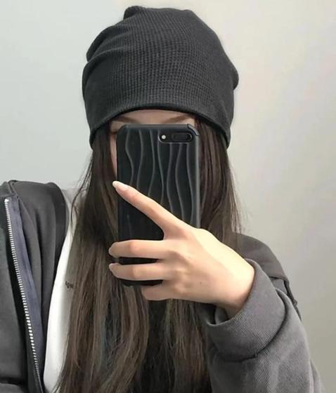 Imagem de Touca feminina tricôt gorro básico