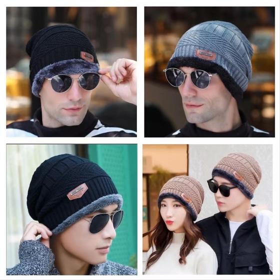 Imagem de Touca Gorro De Frio Masculina Feminina toda Forrada Quente- Envio Imediato