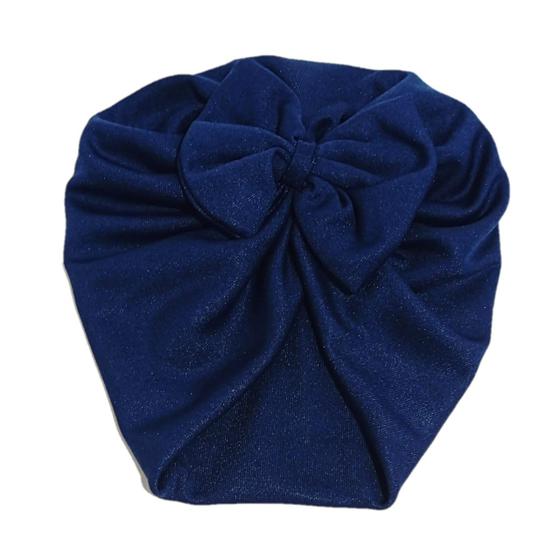 Imagem de Touca Gorro Turbante Com Laço Infantil Bebê Menina Recém Nascida a 06 Meses