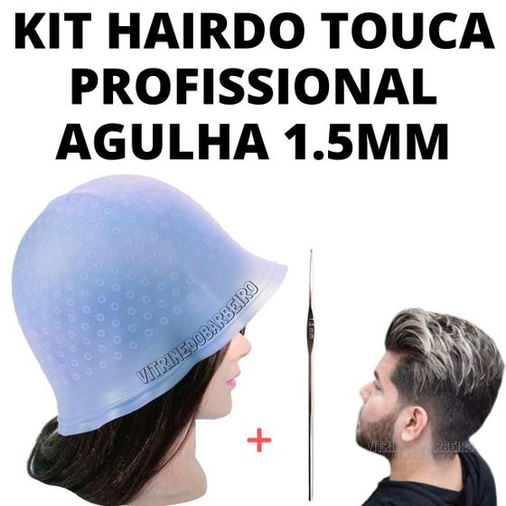 Imagem de Touca Hairdo Original Com Agulha De 1,5mm Uso Profissional!!