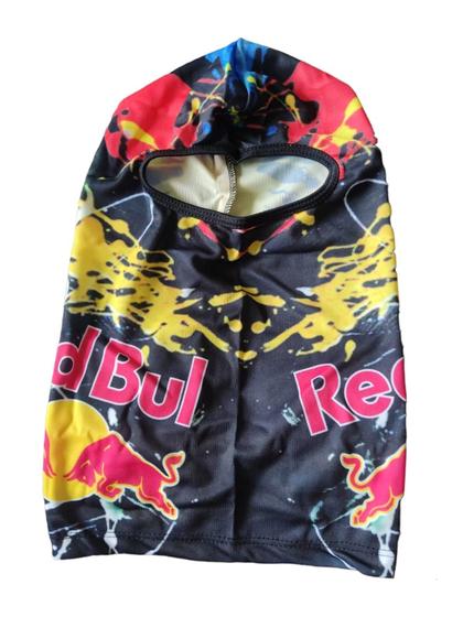 Imagem de Touca Ninja Balaclava Motociclista Proteção Frio Uv Red Bull