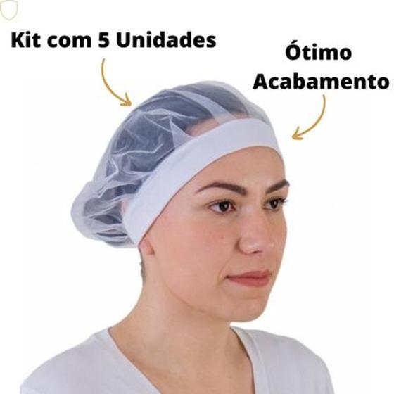 Imagem de Touca Oganza Branca PREVEMAX Pct 05 Unidades