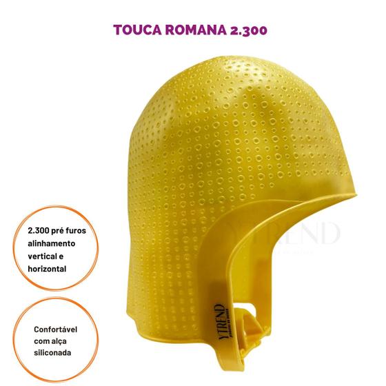 Imagem de Touca para luzes, mechas, reflexos, modelo romana longa 2300 furos