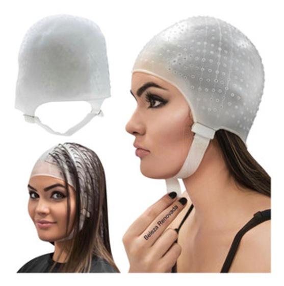 Imagem de Touca para mechas com regulagem 750 furos 