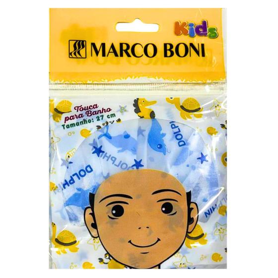 Imagem de Touca Plástica De Banho Linha Kids Infantil 27cm Marco Boni