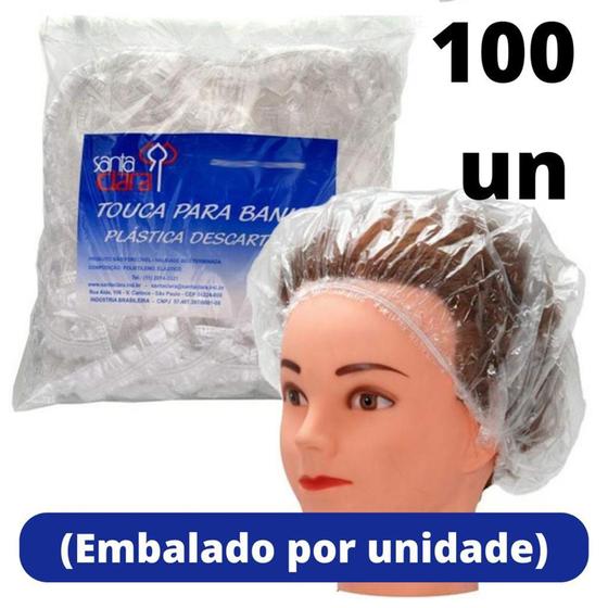 Imagem de Touca Plástica para Banho Descartável 100 unidades - For Sexy