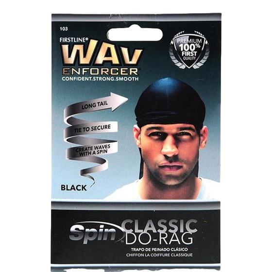 Imagem de Touca Preta Wav Enforcer Spin Classic Do Rag