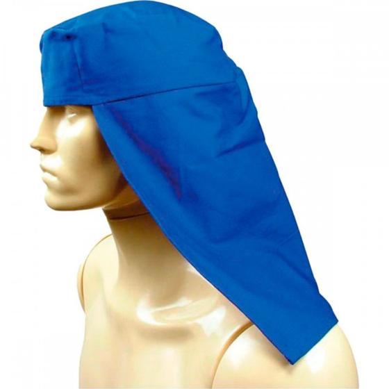 Imagem de Touca Soldador Brim Azul - Kit C/10 Unidades