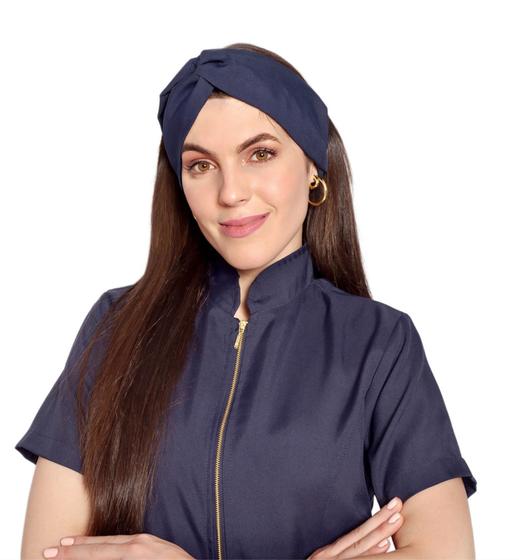 Imagem de Touca Turbante Feminina Eva Azul Marinho