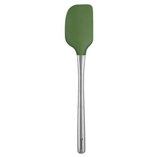 Imagem de Tovolo Flex-Core Aço inoxidável manipulado Spatula Heat-Resistant & BPA-Free Silicone Turner Head, Ferro Fundido & Panela antiaderente, lava-louças-safe, pesto