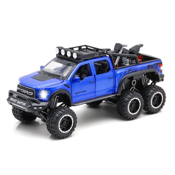 Imagem de Toy Car Monster Trucks de metal fundido F150 de escala 1/24 com som