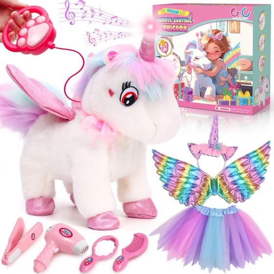 Imagem de Toy G.C Unicorns Walking Talking Remote Control Plush Unicorn