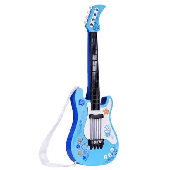 Imagem de Toy Guitar Wokex Kids Little Guitar com luzes rítmicas e som