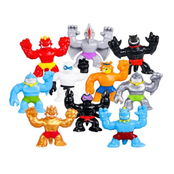 Imagem de Toy Heroes of Goo Jit Zu Minis Mega Pacote com 10 + 3 Mini Dinossauros