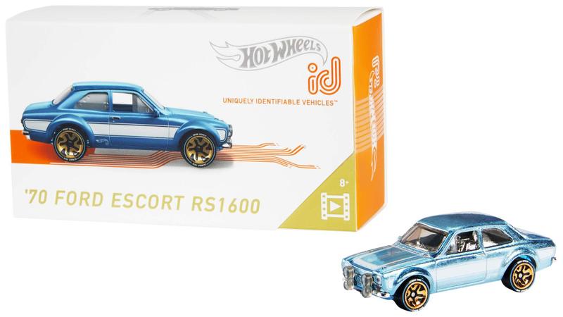 Imagem de Toy Hot Wheels id 70 Ford Escort RS1600 com portal de corrida