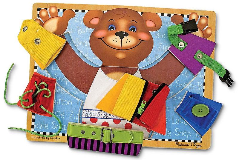 Imagem de Toy Melissa & Doug Basic Skills Board Bear Theme +4 anos