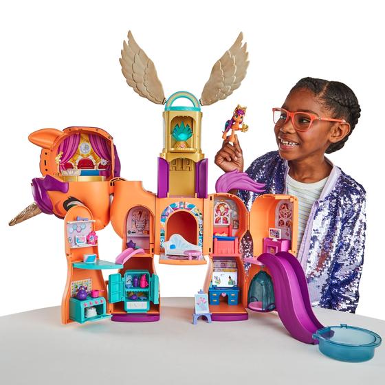 Imagem de Toy My Little Pony Sunny's Playset Reveal com 30 acessórios