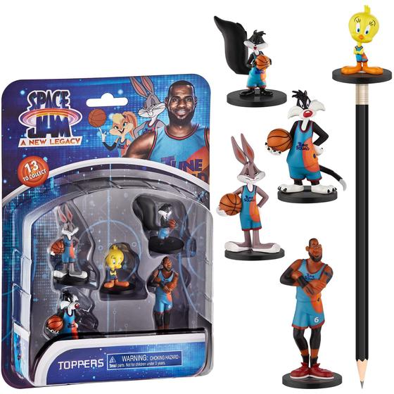 Imagem de Toy Pencil Toppers P.M.I. Space Jam Colecione todos os 13 Looney Tunes