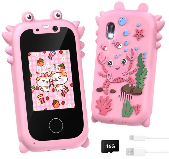 Imagem de Toy Phone Vimlinc Kids Smart Phone para meninas de 5 a 10 anos com 16 GB