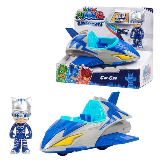 Imagem de Toy PJ Masks: Carro Cat-Car com Boneco Cat Boy - Para Crianças a partir de 3 Anos