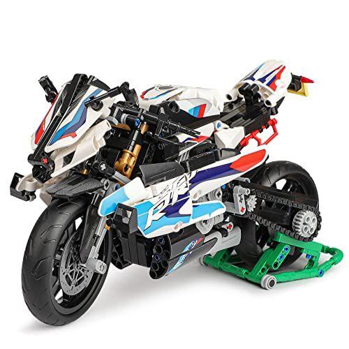 Imagem de TOY PLAYER Motorcycle Building Set, 1:5 Kit Modelo Compatível com Lego Technic Motorcycle, Presente para Criança 6 7 8 9 Anos, Adultos e Fãs de Motocicleta