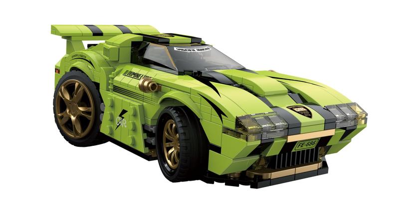 Imagem de ToyStop(R) Carro Speed Green Wild Blast 443pç