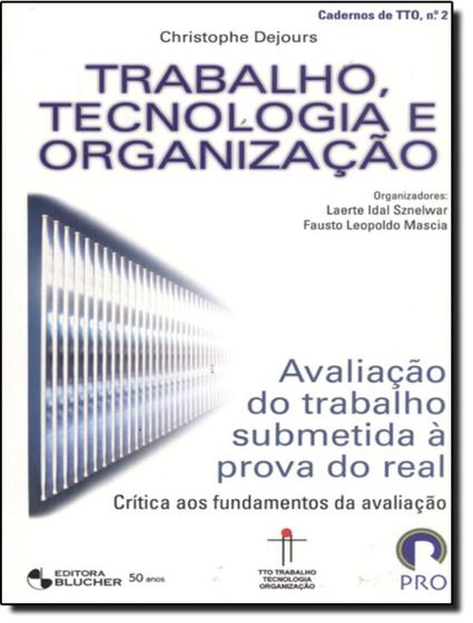 Imagem de Trabalho, Tecnologia E Organizacao - Volume 2 - EDGARD BLUCHER