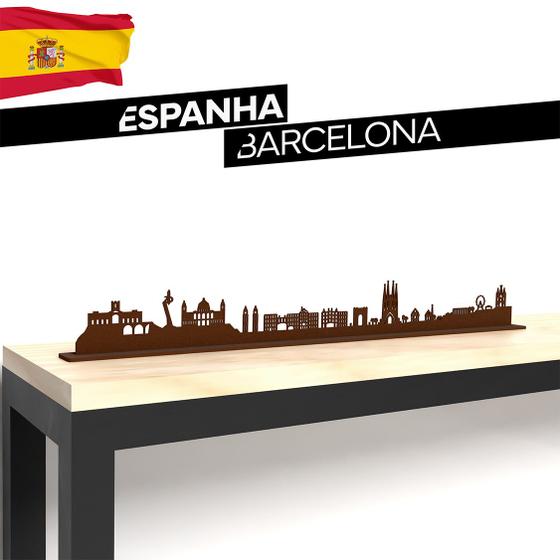 Traçado Espanha - Barcelona - Mesa - STUDIO MAKERS Imagem de Traçado Espanha - Barcelona - Mesa