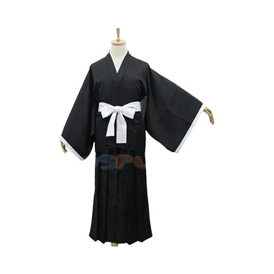 Imagem de Traje Cosplay Rukia Kuchiki & Ichigo - Bleach Shinigami Kimono - Guerra Sangrenta de 1000 Anos