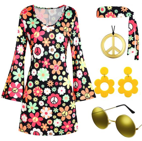 Moda Hippie Feminina Roupas Da Decada De 70 Estilo Hippie Roupas