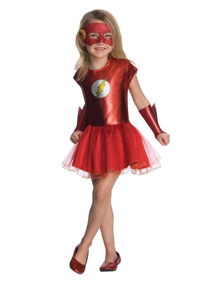 Imagem de Traje Rubie's Girl's DC Comics Justice League Flash Tutu