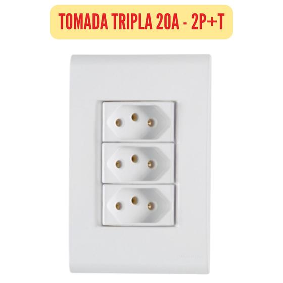 Imagem de Tramontina Liz Conjuntos - Tomadas e Interruptores 4X2