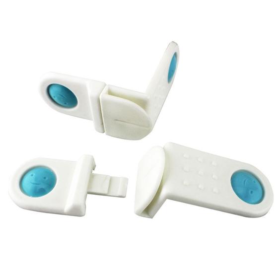 Tranca Trava De Segurança Porta E Gavetas Clink 2 Peças Por Kit Menor preço em Tranca Trava De Segurança Porta E Gavetas Clink 2 Peças Por Kit