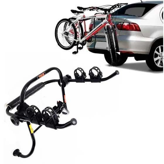 Imagem de Transbike Porta Mala Suporte Bicicleta Carros 2 Bikes True