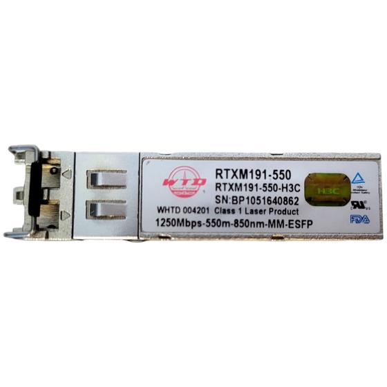 Imagem de Transceiver Gbic Wtd Rtxm191-550 1.25g 850nm H3c Compatível