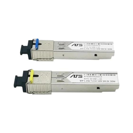 Imagem de Transceptor SFP 1.25G BiDi 1310nm/1550nm - Compatível com Mikrotik