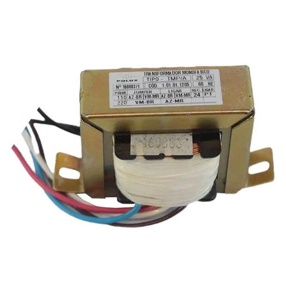 Imagem de Transformador 110-220V Para 24V-5A 120VA Religável Polux