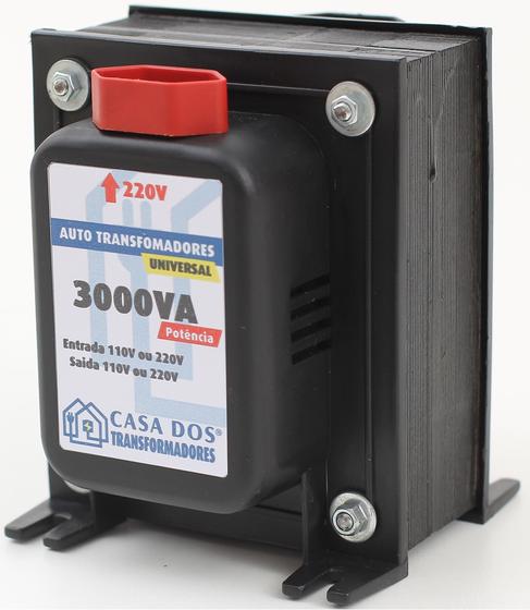 Transformador 3000va 110/220 Ar condicionado split até 9000Btus Menor preço em Transformador 3000va 110/220 Ar condicionado split até 9000Btus
