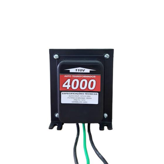 Imagem de Transformador de voltagem para potência até 2800 watts - ATK4000VAPT - Kitec