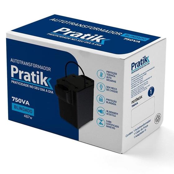 Imagem de Transformador Pratik 750VA Blindado Bivolt