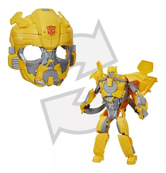 Imagem de Transformers Bumblebee Máscara Infantil 2 Em 1 - Hasbro