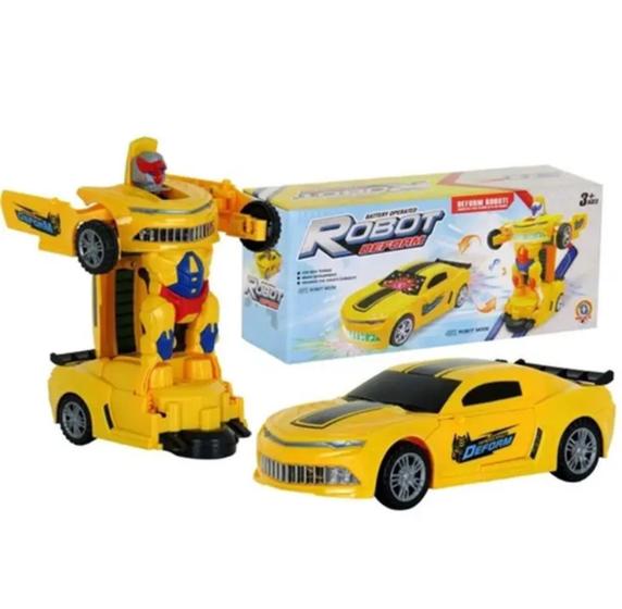 Imagem de Transformers Bumblebee Vira robô e carro com som e luzes