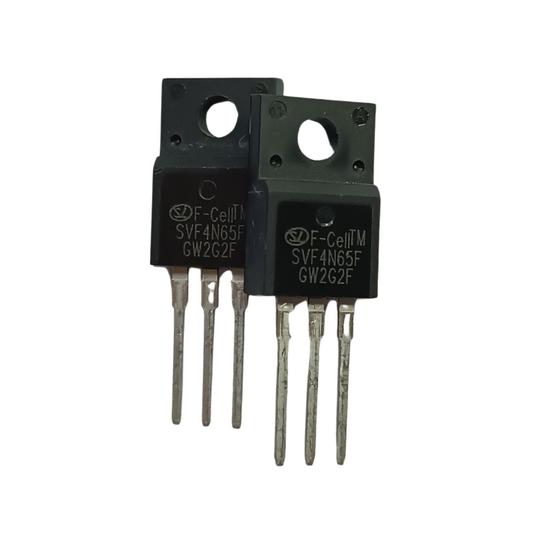 Imagem de Transistor Mosfet Svf 4n65f To-220f 12a 650v N-channel Novo