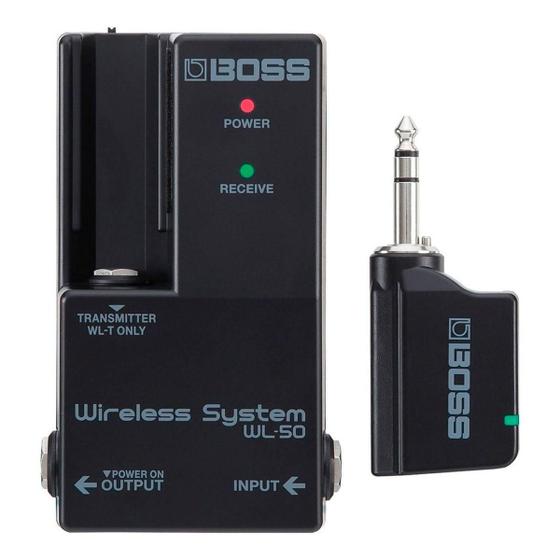Imagem de Transmissor Boss Wl50 Para Instrumentos