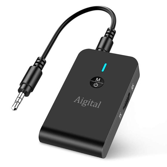 Imagem de Transmissor e receptor Bluetooth Aigital 2 em 1