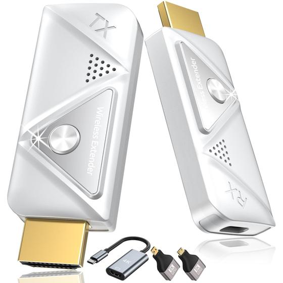Transmissor e Receptor HDMI Sem Fio 4K 2.4G/5G Elalight Menor preço em Transmissor e Receptor HDMI Sem Fio 4K 2.4G/5G Elalight