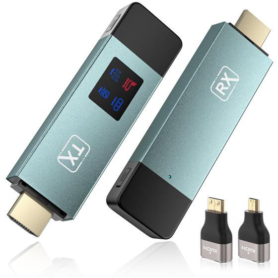 Imagem de Transmissor e Receptor HDMI Sem Fio BRAIDOL 2.4G/5G 4K